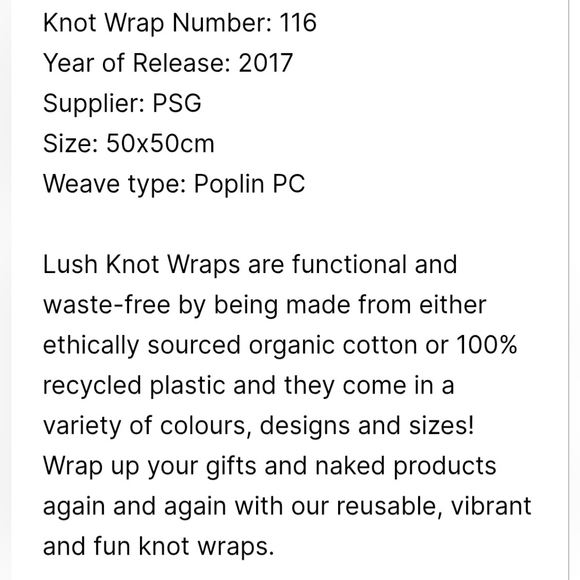 Lush Knot Wrap Starry Night - Picture 5 of 6